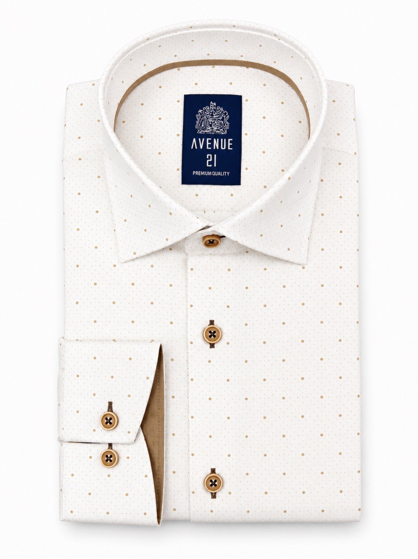 Tan Dot Sport Shirt