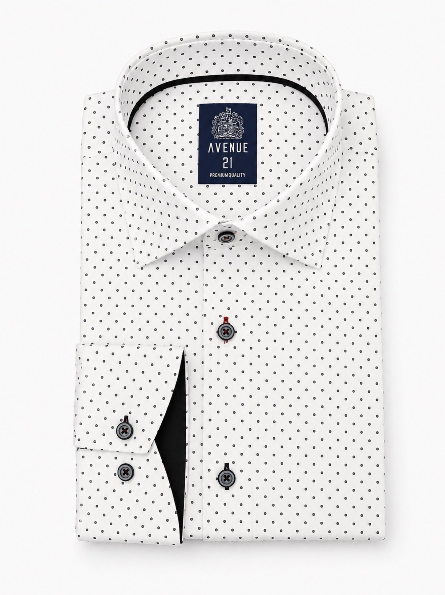 White Dotted Sport Shirt